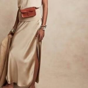 NWT Dreamer Silk Maxi Skirt XXS